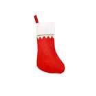Golden Velvet Non-Woven Fabric Christmas Socks