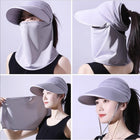 Sun Hat With Mask Neck Flap
