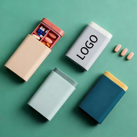 7-Day 6-Compartment Travel Pill Organizer Seal