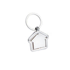 Metal Rotating House Keychain