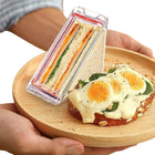 Reusable Clear Safe Plastic Triangle Sandwich Container