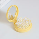 Macaron Mini Massage Comb with Foldable Mirror