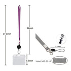 Retractable Lanyard Card Holder