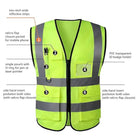 Multi-Pocket Reflective Safety Vest