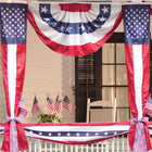 Us Fan-Shaped Bunting Flag