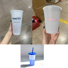 24Oz Color Changing Cup With Straw