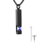 Hexagon Stainless Steel Urn Necklace