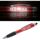 Personalized 3 in1 Stylus Logo LED Flashlight Pens