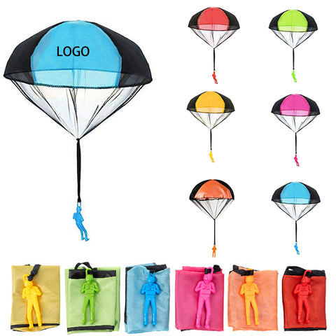 Children Hand Throwing Parachute Toy