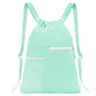 Drawstring Backpack With Mesh Pocket