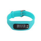 Silicone Wrist Pedometer Watch