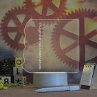 USB Charging Erasable Acrylic Glow-in-the-Dark Message Board