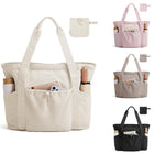 Foldable Tote Bag With Drawstring Bag