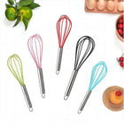 Stainless Steel Whisk with Black Silicone Beater