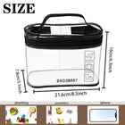 PVC Travel Toiletry Bag Clear Makeup Cosmetic Organizer