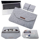 Two-In-One Felt Laptop Sleeve