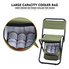 Foldable Fishing Chair with Cooler Bag