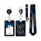 Lanyard Retractable Badge Reel With ID Card Holder