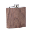6 Oz Wood Grain Stainless Steel Flask