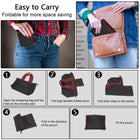 Reusable Foldable Shopping Bag With Pocket Washable Tote Bag