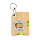 Wooden keychain/ Bamboo Wooden Spirit Level W/ Bottle Opener