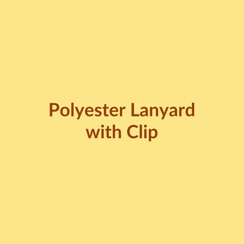 Polyester Lanyard with Clip