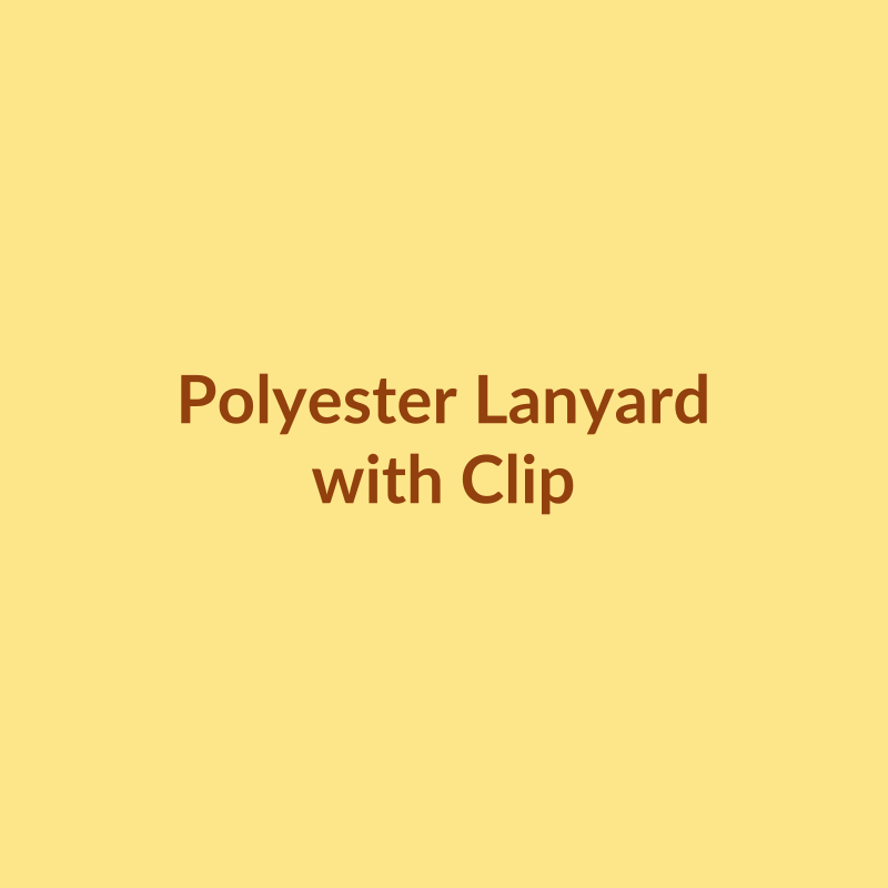Polyester Lanyard with Clip
