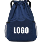 Wide Shoulder Strap String Bag With Mesh Pockets