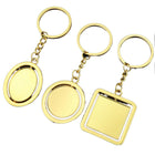 Double-Sided Rotating Metal Keychain