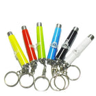 LED Flashlight Projection Keychain