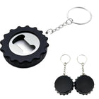 Beer Cap-Shaped Bottle Opener Keychain