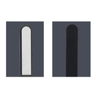 Black Stainless Steel Nail File With Anti-Slip Handle