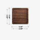 Creative Walnut Square Insulated Coaster