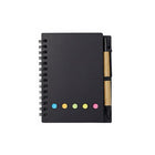 Spiral-Bound Pocket Notebook With Pen Holder