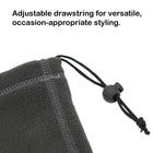 Outdoor Fleece Warmer Neck Gaiter with Adjustable Drawstring