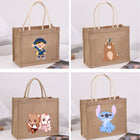 Large Jute Burlap Gift Tote Bag