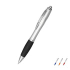 Rubber Grip Black Ink Plastic Ballpoint Pen