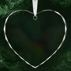 3'' Heart Transparent Crystal Ornaments Widget/Pendant