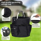 Collapsible Garden Bucket Tool Bag with 6 Outer Pockets