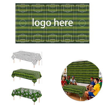 Soccer Plastic Tablecloth