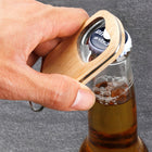 Wood & Stainless Steel Keychain Opener