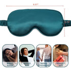 Simulated Silk Eye Mask With Elastic Band