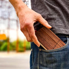 Portable Wood Business Card Holders
