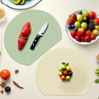Semi-Circular Anti-Slip Cutting Board for Kitchen