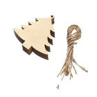 Wooden Christmas Tree Cutout Ornament