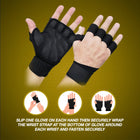 Silicone Palm Backless Weightlifting Gloves