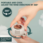 Small Whirlwind Clip Waist Neck Fan