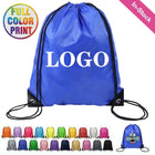 Customized Full-color Polyester Drawstring Backpack