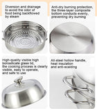 304 Triple Stainless Steel Steamer