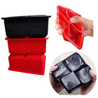 Four Cell Silicone Ice Cube Tray